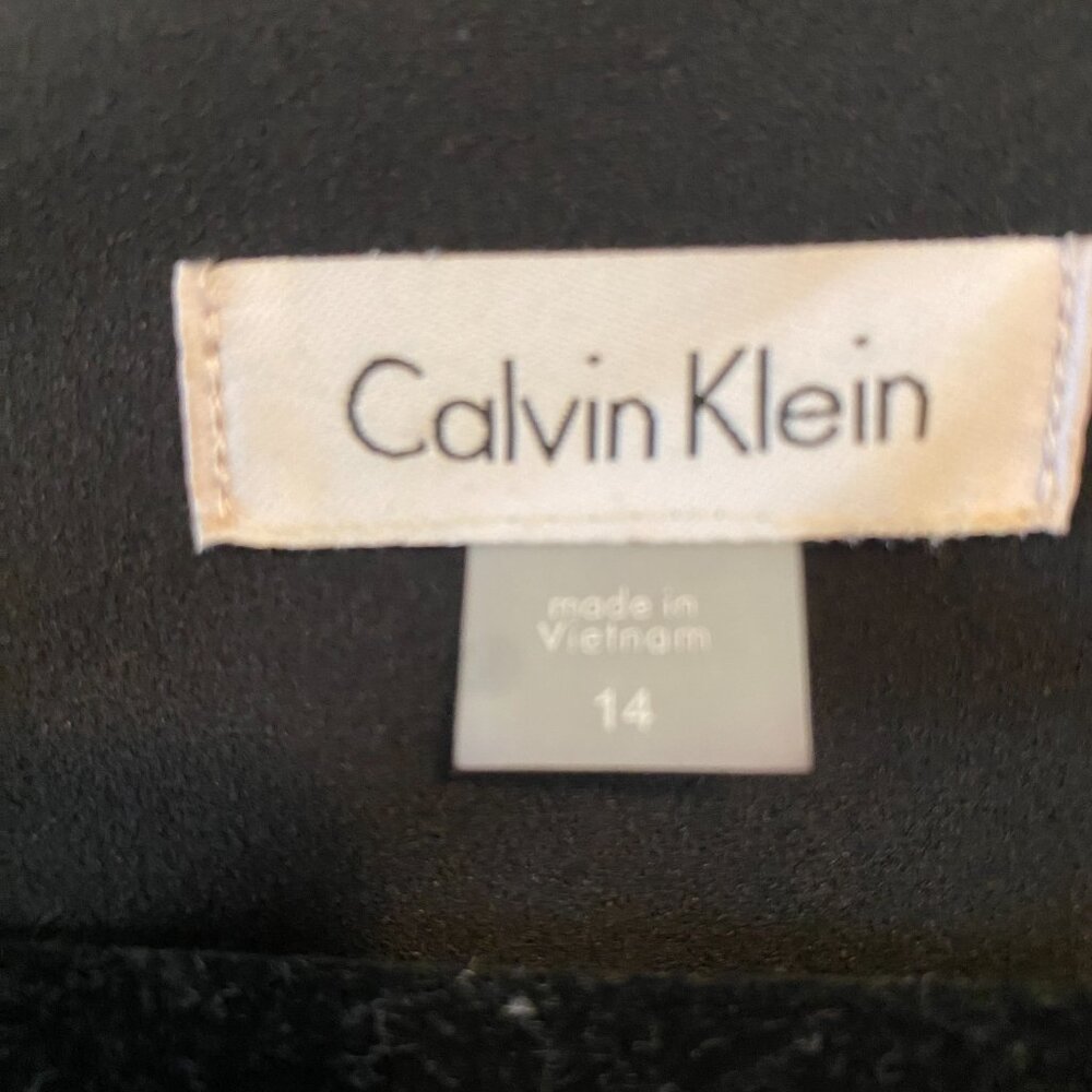 Calvin Klein Black Sleeveless Sheath Dress - Picture 2 of 4